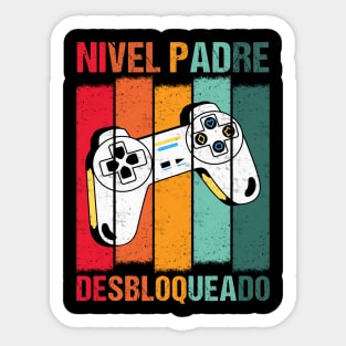 Divertida Futuro Padre Anuncio Embarazadas Para día del padre Sticker